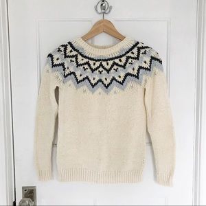 LOFT Fair Isle Sweater